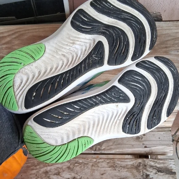 ASICS Gel-Pulse 13 White with Green and Blue Accents - Picture 10 of 10